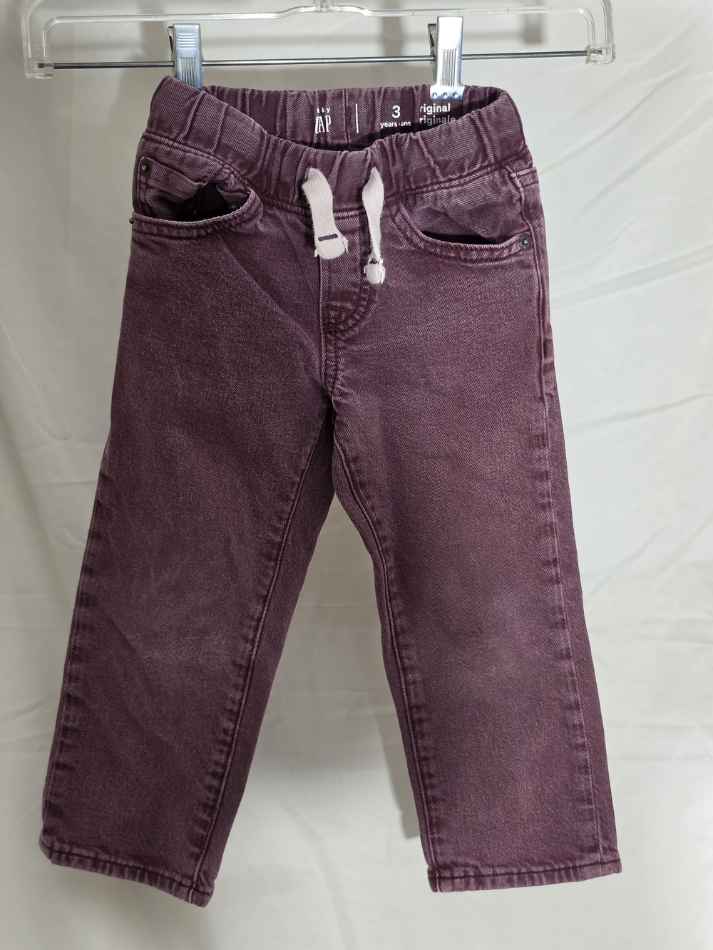 GAP Plum Pull-On Jeans with Drawstring